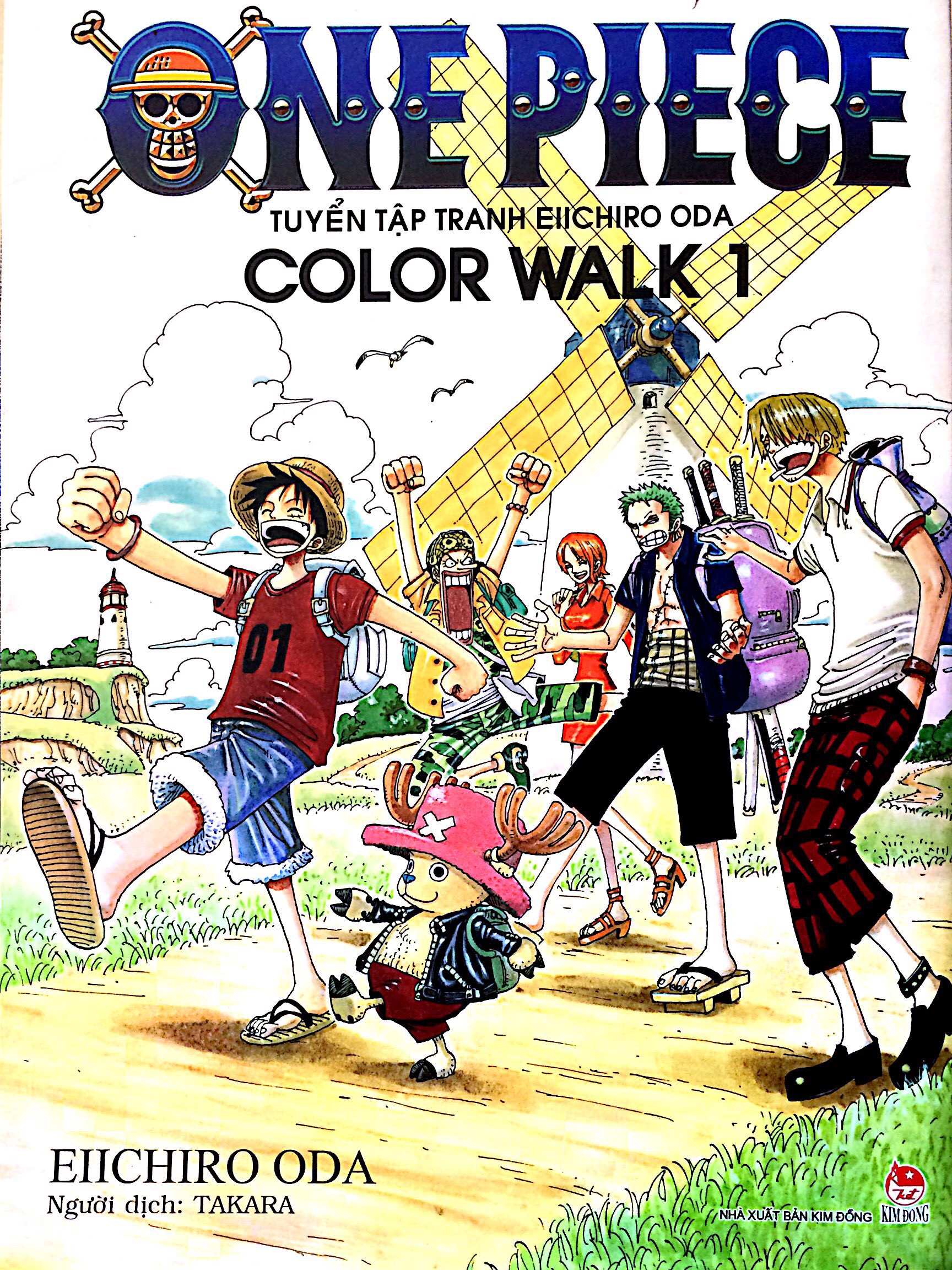 Fahasa - One Piece Color Walk 1 - Tuyển Tập Tranh Eiichiro Oda