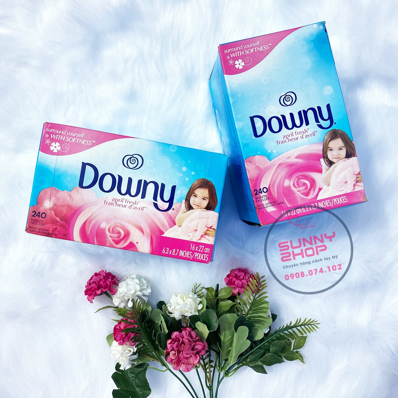 💈💈💈 giấy thơm quần áo của mỹ downy april fresh fraicheur loại 240 tờ.💈💈💈