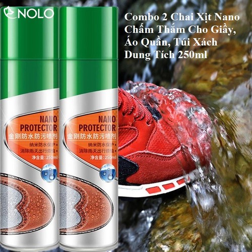 [HCM]Combo 2 Chai xịt giày nano chống thắm nước Eykosi Protector