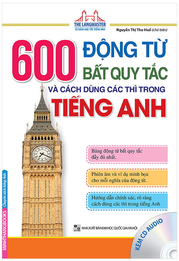 Fahasa - 600 động từ bất quy tắc và cách dùng các thì trong tiếng anh