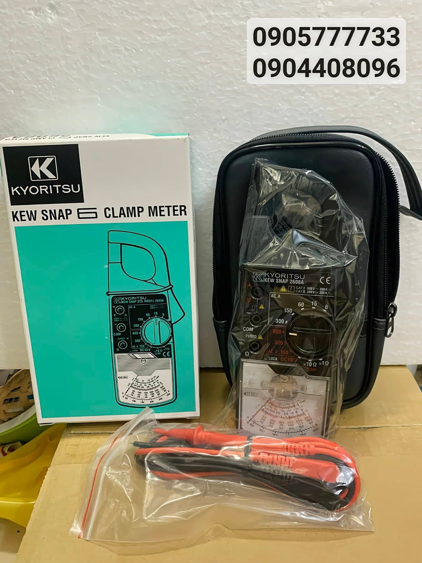 Đồng hồ ampe kìm đo dòng kyoritsu 2608a