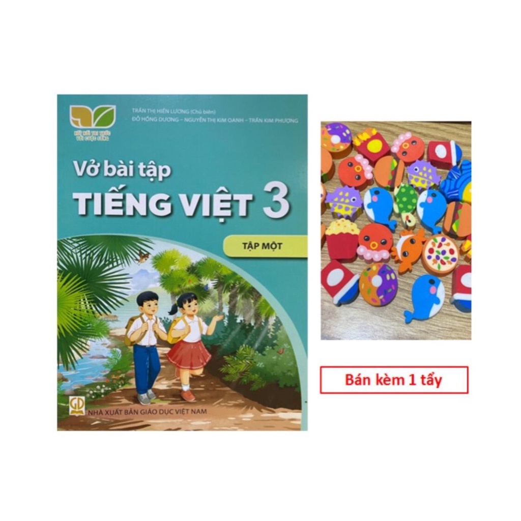 Sách - Vở Bài Tập Tiếng Việt 3 Tập Một ( Kết Nối Tri Thức ) Bán Kèm 1 Quyển Bé Tập Tô Màu