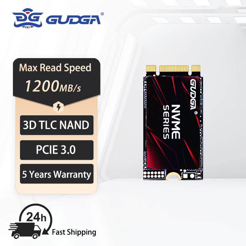 Gudga M2 NVMe PCI-E signal gen3.0x2 2242 NVMe SSD 128GB 256GB 512GB 1TB ThinkPad l480 t480 Internal Solid State Drive