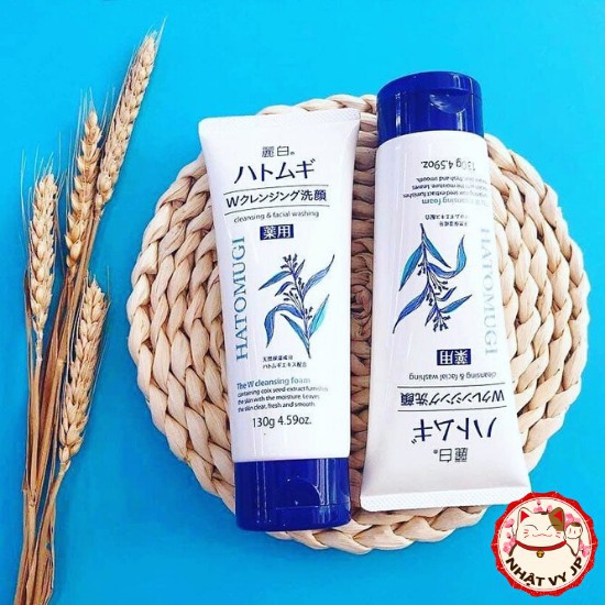 Sữa rửa mặt ý dĩ hatomugi naturie nhật bản ?freeship? - hàng nhật nội địa chính hãng-