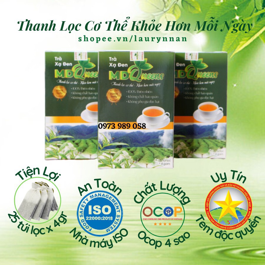 Trà xạ đen MD Queen