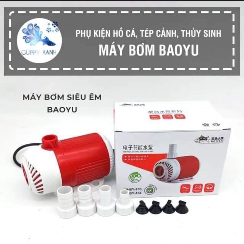 Máy bơm baoyu siêu tiết kiệm điênh by 101, by 102, by 103, by 104, by 105, by 106, by 107 cho hồ cá