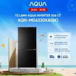 [SẢN PHẨM MỚI] Tủ lạnh Aqua Inverter 506 lít Multi Door AQR-MD6330XA(SK) - Bảo hành 2 năm - Freeship