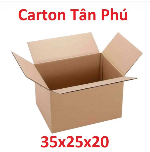 10 thùng carton 35x25x20cm