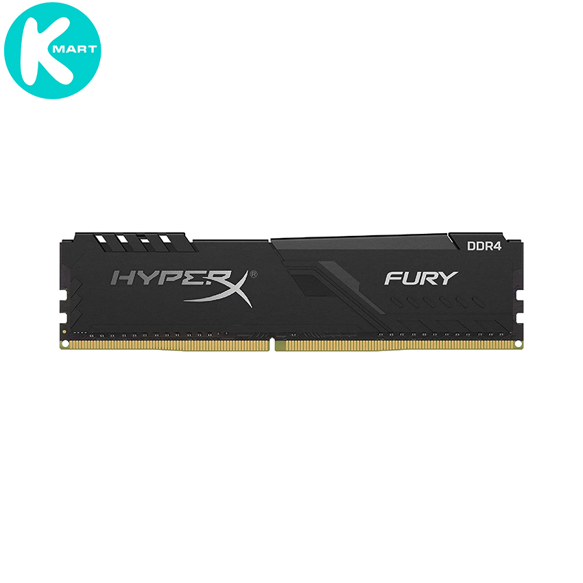 Ram desktop kingston hyperx fury black 8g ddr4 2666 cl16 hx426c16fb3/8 - hàng chính hãng