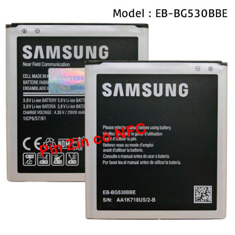 Pin samsung galaxy j2 pro 2018/ j2- prime / j3-2016 pin zin có nfc