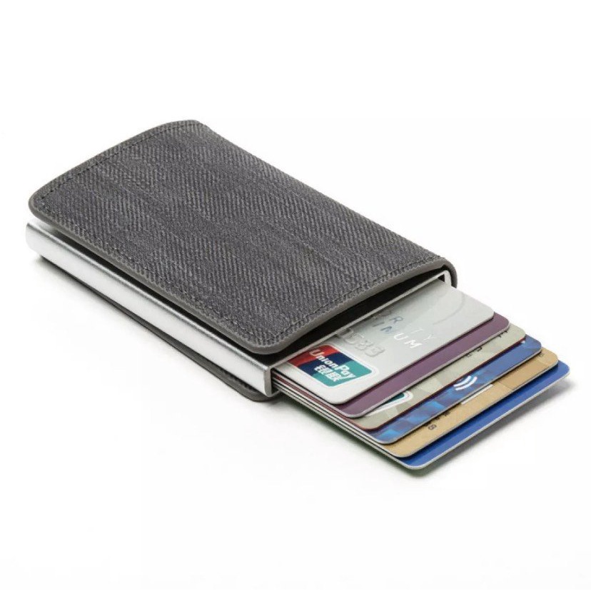 Bóp ví đựng thẻ tín dụng nam nữ Unisex cao cấp thương hiệu AUKULASIC AUKVD69