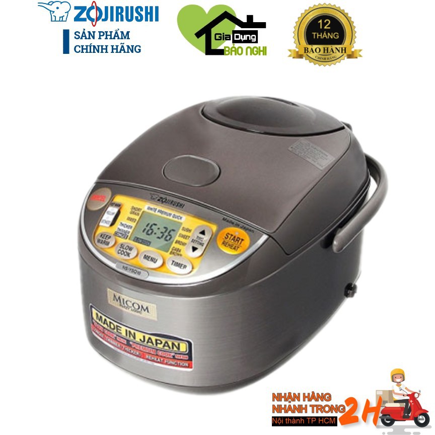 Nồi cơm điện tử zojirushi zonc np hrq10 xt 1l hàng chính hãng