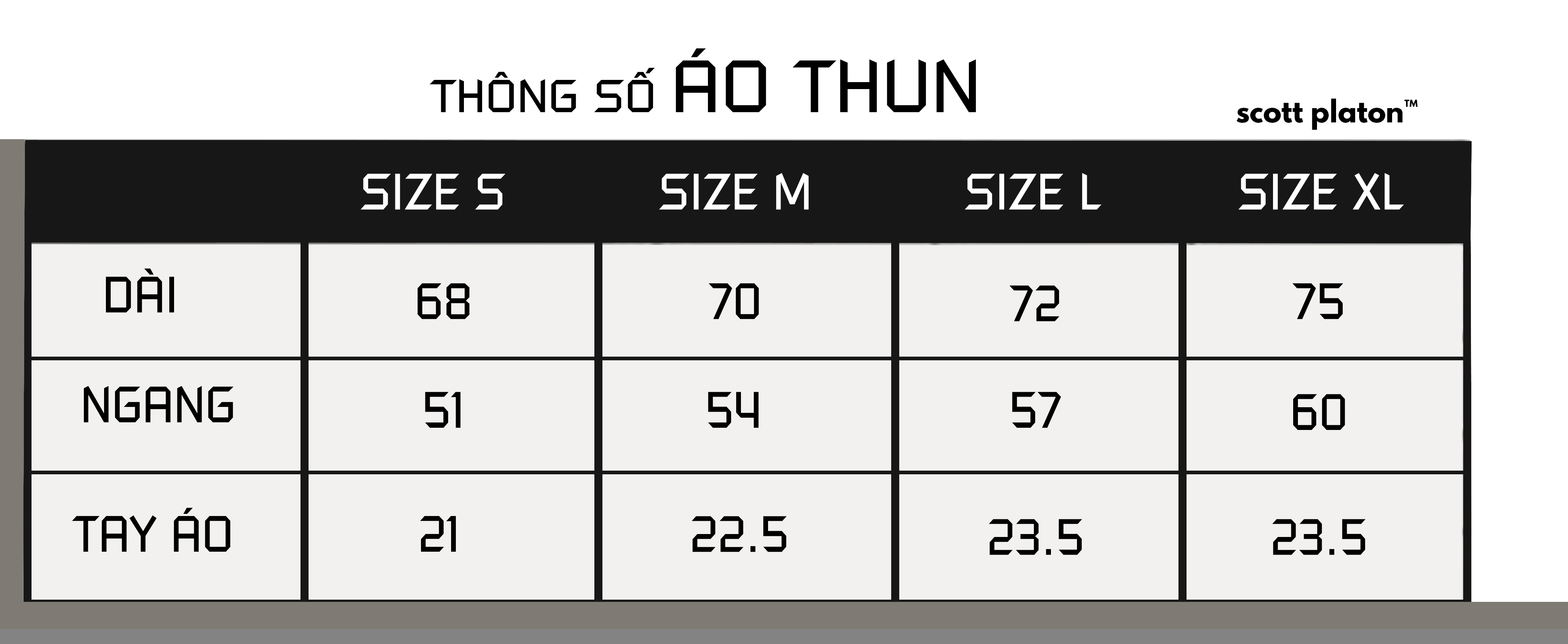 Scott Platon Áo thun SAIGON 2025 - Chất liệu cotton dày dặn đứng form