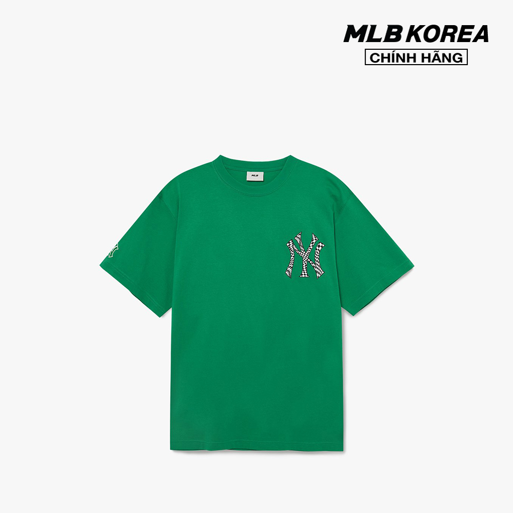 MLB Korea Unisex Street Style Logo T-Shirts (3ATSI0133-07SBL
