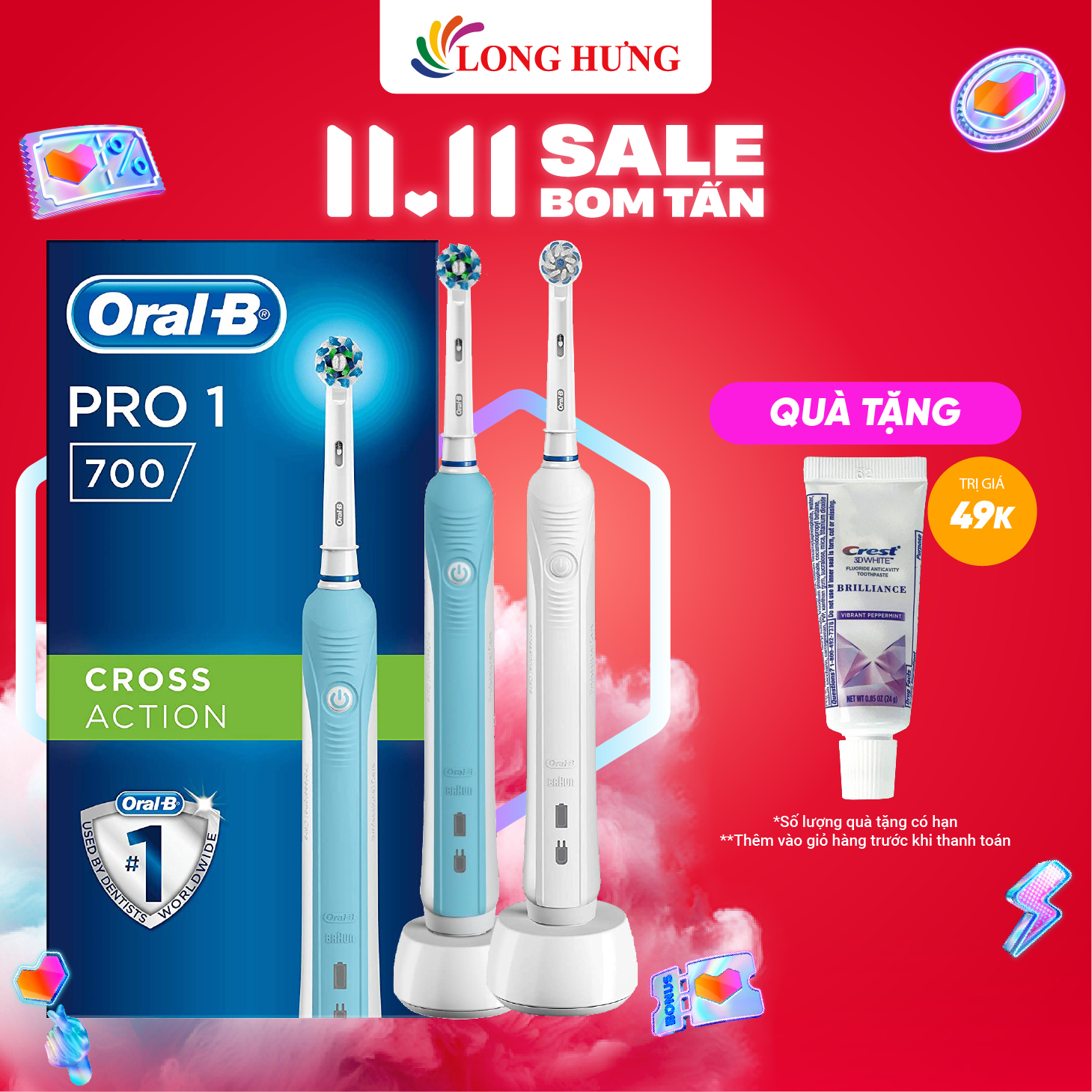 Bàn Chải Điện Oral-B Pro 3 3500 Travel Case - Thiết Kế Thon Dài, Sáng Bóng  Dễ Vệ Mang Tới Sự Tinh Tế, Thanh Lịch | Lazada.Vn