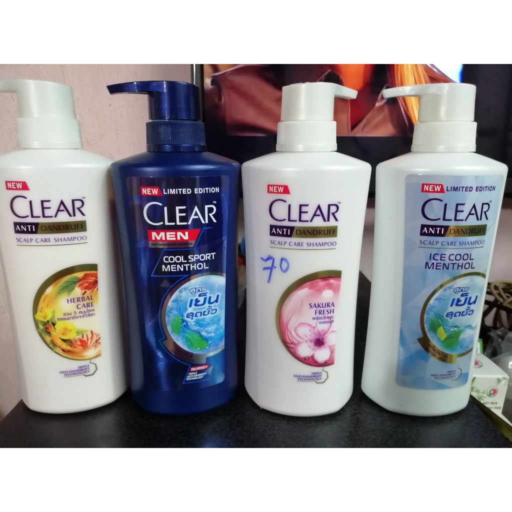 Dầu gội đầu clear thái lan 480ml