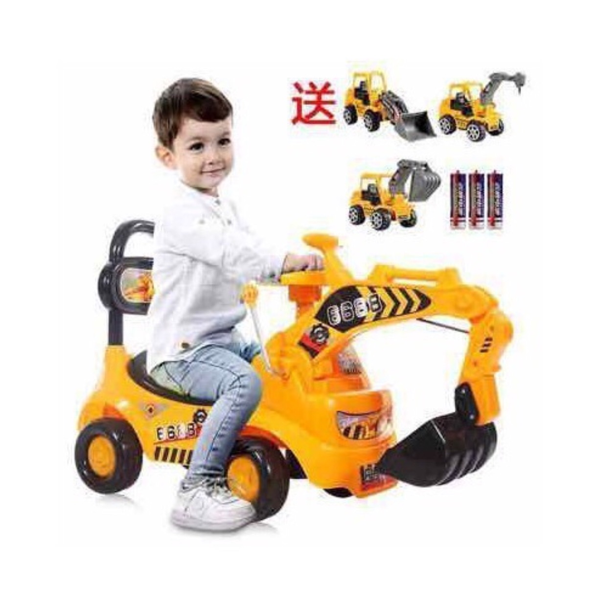 Xe cẩu chòi chân - có nhạc tựa lưng cho bé