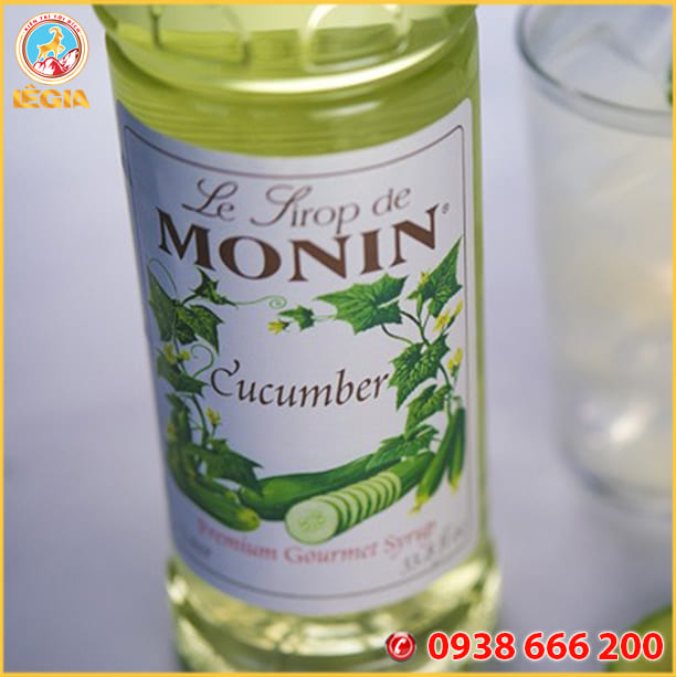 Siro monin dưa leo 700ml - monin cucumber syrup