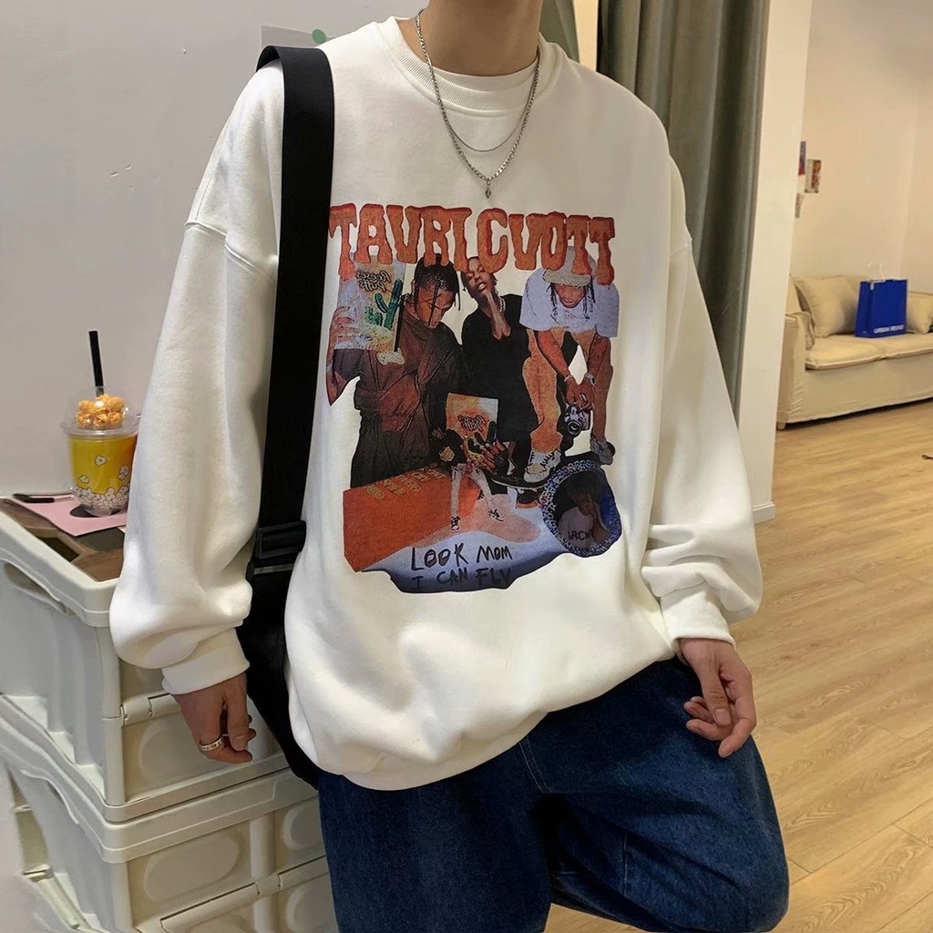 Áo Sweater Travis Scott chất nỉ bông Thu Đông