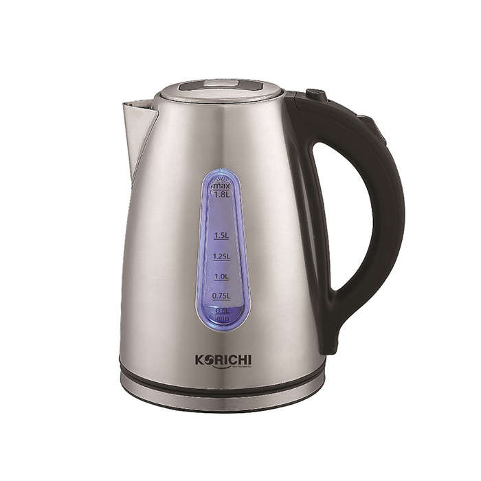 Ấm siêu tốc korichi krc 5180- đun nhanh- dung tích 1,7l có cửa sổ báo mực nước