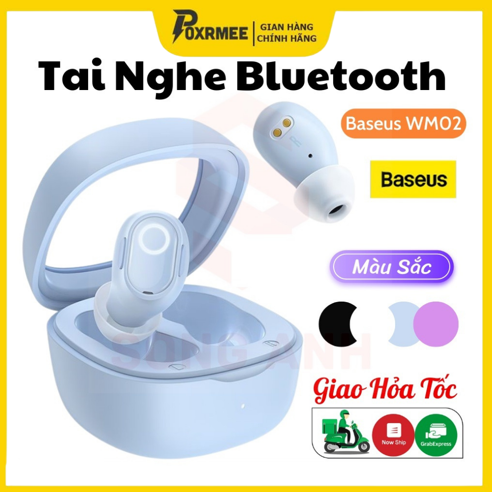 Tai nghe bluetooth 5.3 baseus wm01 tws chống ồn