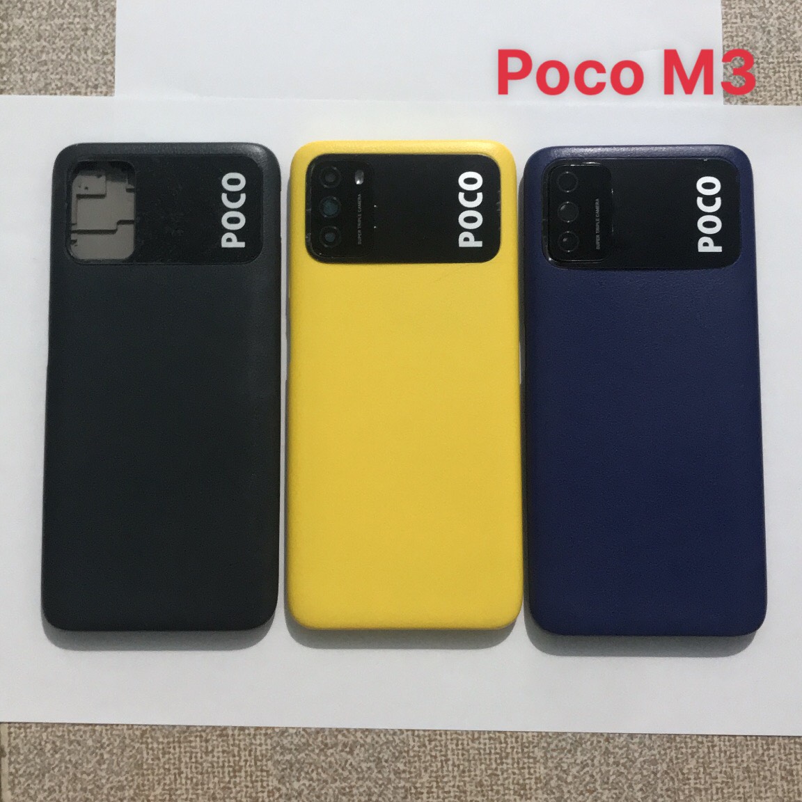 Bộ vỏ xiaomi poco m3