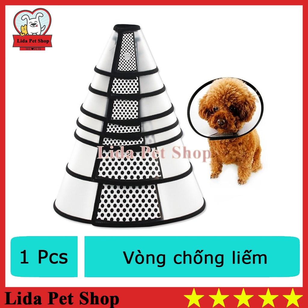 HN- Vòng chống liếm cho chó mèo (Đủ size) Dùng để chó mèo không liếm vết thương / Loa chống cắn chó mèo / loa chống liếm / vòng đeo chống cắn / vòng cổ chống liếm / vòng cổ loa chống cắn