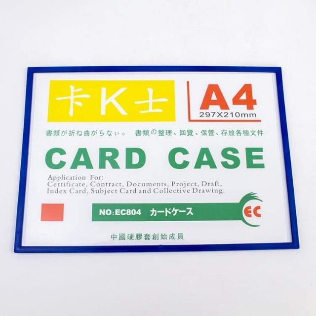 Card case A4 Nam Châm/kẹp giá sản phẩm/Card case A4 Magnet