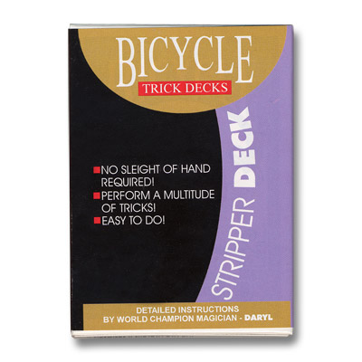 Bài ảo thuật, đạo cụ Stripper Deck Bicycle - Trick - Hàng chính hãng