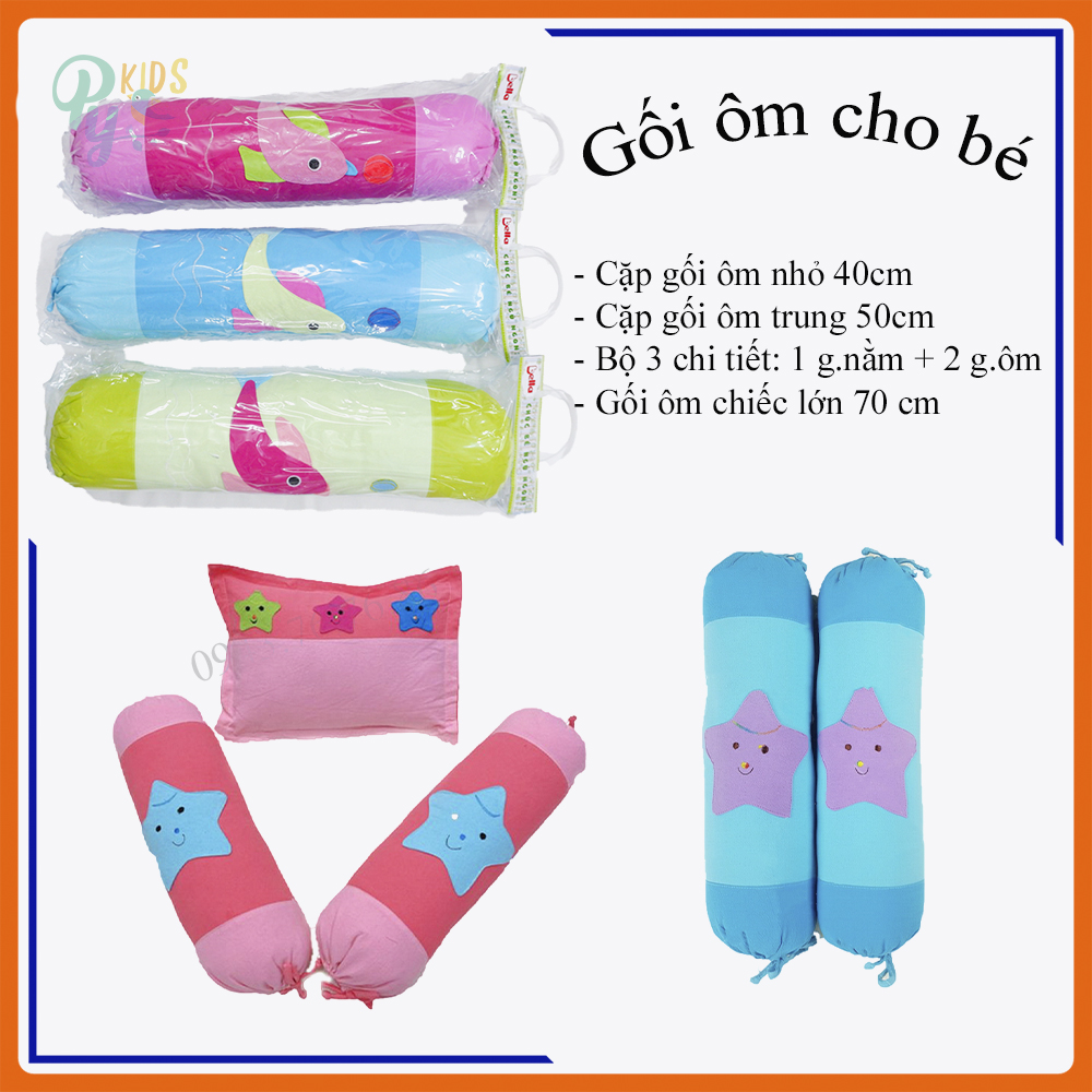 Gối ôm/ cặp gối ôm Bella đắp hình thú đủ kích cỡ cho bé từ 6 tháng - 7 tuổi