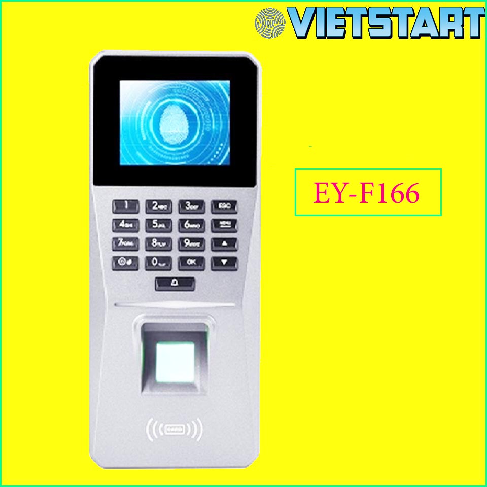 Đầu đọc vân tay ey-f166- kiểm soát ra vào cửa hiển thị lcd -nhớ 3000 vân tay, 4000 thẻ - số 2