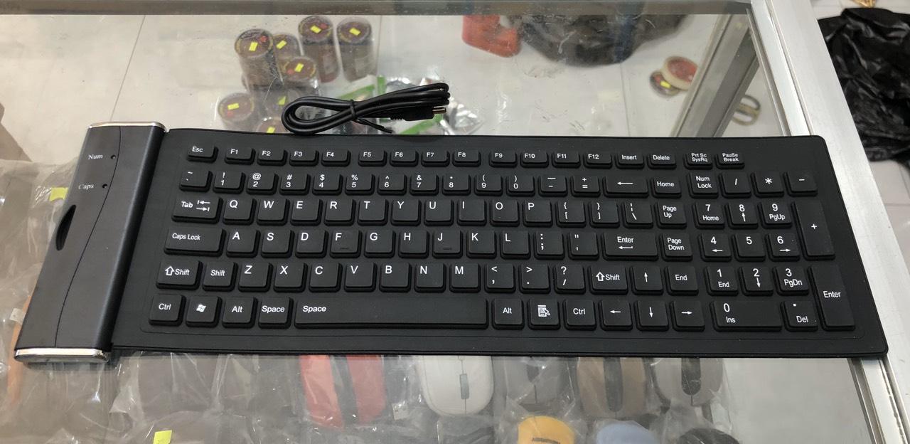 Bàn phím dẻo silicon loại lớn có phím số