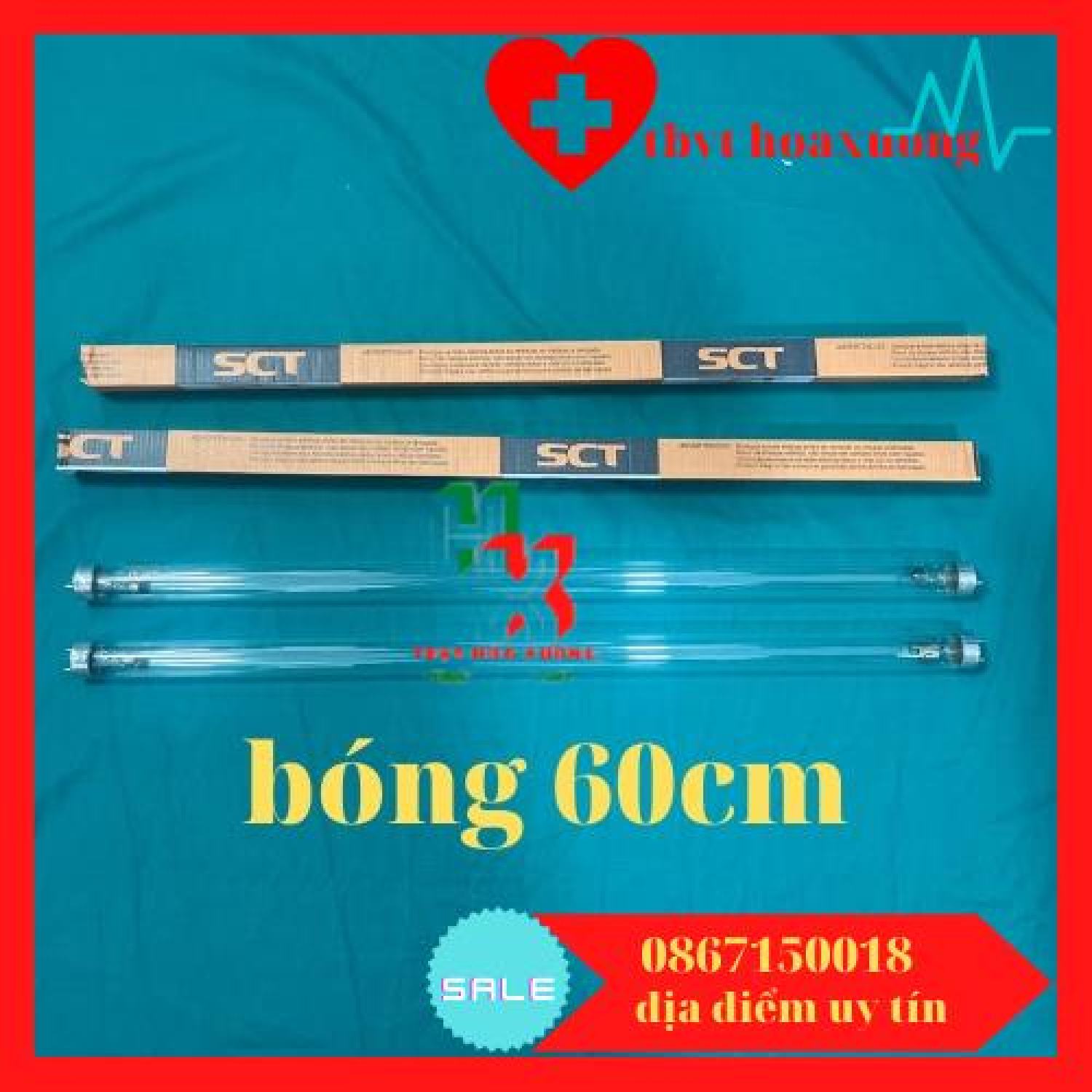 Bóng đèn cực tím diệt khuẩn không khí 60cm