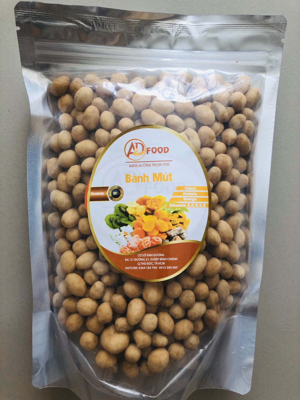 1kg đậu phộng da cá vị cốt dừa đặc biệt