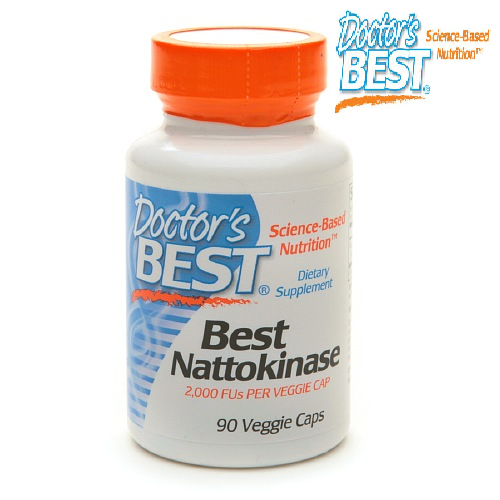 Đậu tương lên men NATTO phòng ngừa tai biến đột quỵ Doctor’s Best Nattokinase 2000FU 90viên