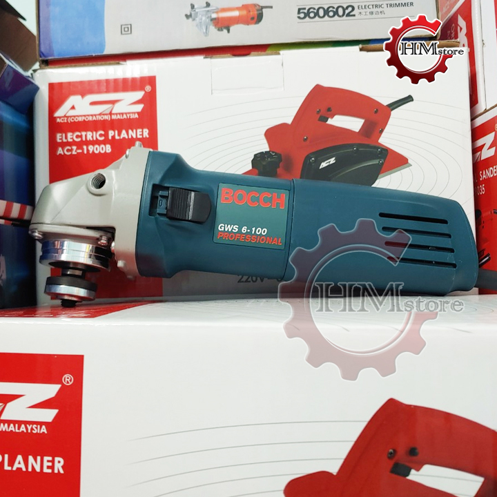 Máy mài, máy cắt cầm tay bossh gws 6-100, công suất 670w, lưỡi 100mm - máy mài góc bosh 1 tấc, máy mài cầm tay - bảo hành 6 tháng - hải my store