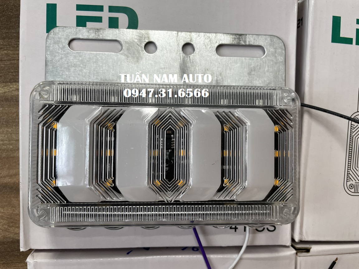 Đèn Led sườn hông xe tải ben 12V & 24V mẫu mới 2023
