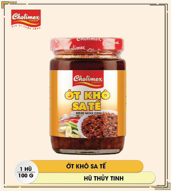 Ớt khô sa tế 100g