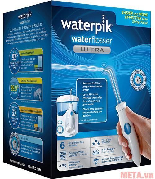 Máy tăm nước gia đình thế hệ mới giúp vệ sinh răng miệng Waterpik Ultra WP100