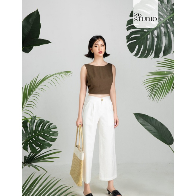26STUDIO_ QUẦN BUTTON LONG PANT