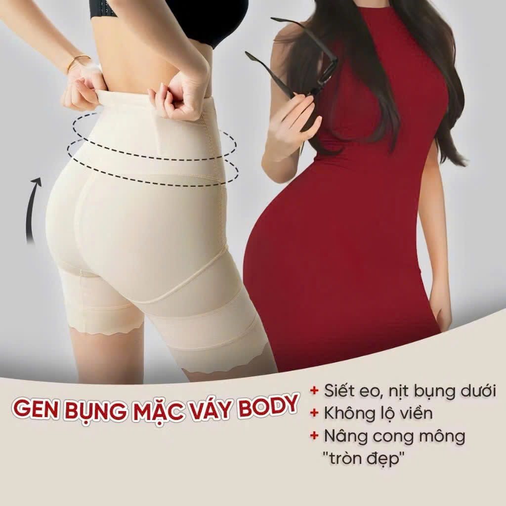 Quần Gen Nịt Bụng Định Hình Comfy Slim 601 Siết Eo Thon Đùi Nâng Mông Không Độn Vietcorset 601