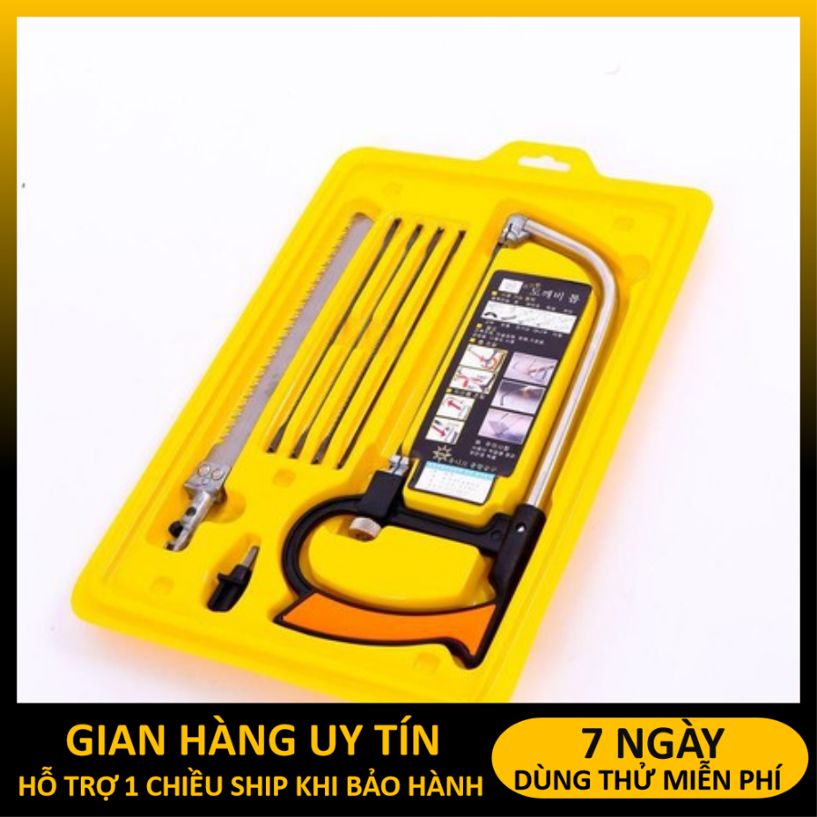 (FREESHIP) Bộ cưa đa năng 6 lưỡi tiện dụng sắc bén, Bộ cưa cầm tay đa năng thủ công mỹ nghệ, Cưa Gỗ - Cưa Sắt, cưa đa năng Hàng chính hiệu giá rẻ, Lưỡi Cắt Sắt ,Cắt Vàng, Cắt Kim Cương ,Phân Phối Toàn Quốc
