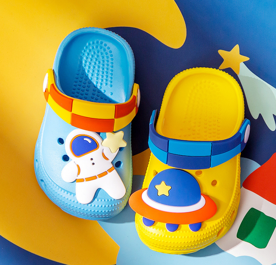 [FREE SHIP TOÀN QUỐC] GIÀY DÉP SỤC CÁ SẤU CHEERFUL MARIO CHỐNG TRƠN CHO BÉ