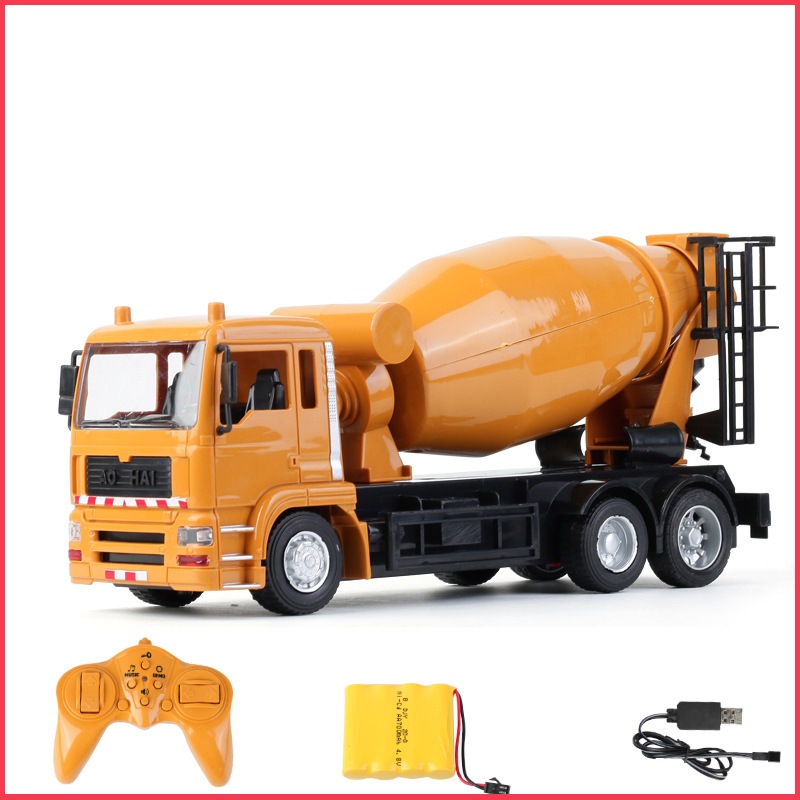 Xe điều khiển từ xa, Xe bồn điều khiển, Xe trộn bê tông điều khiển từ xa, Cấu tạo hợp kim - Pin sạc - Đa chức năng