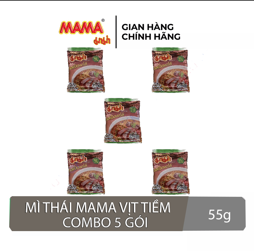 Mì Thái Lan Mama vị vịt tiềm loại 55g