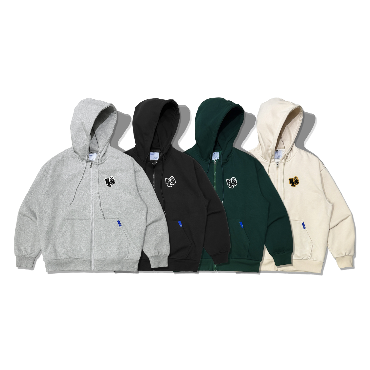 Áo khoác fullzip fearless fls logo lót dù