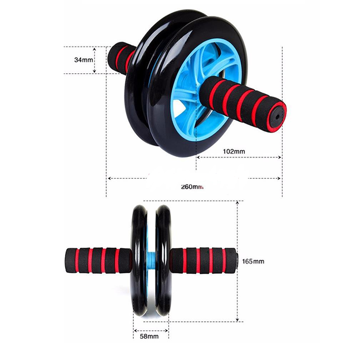 Con lăn tập cơ bụng máy lăng tập gym thể thao bánh xe Ab SP031