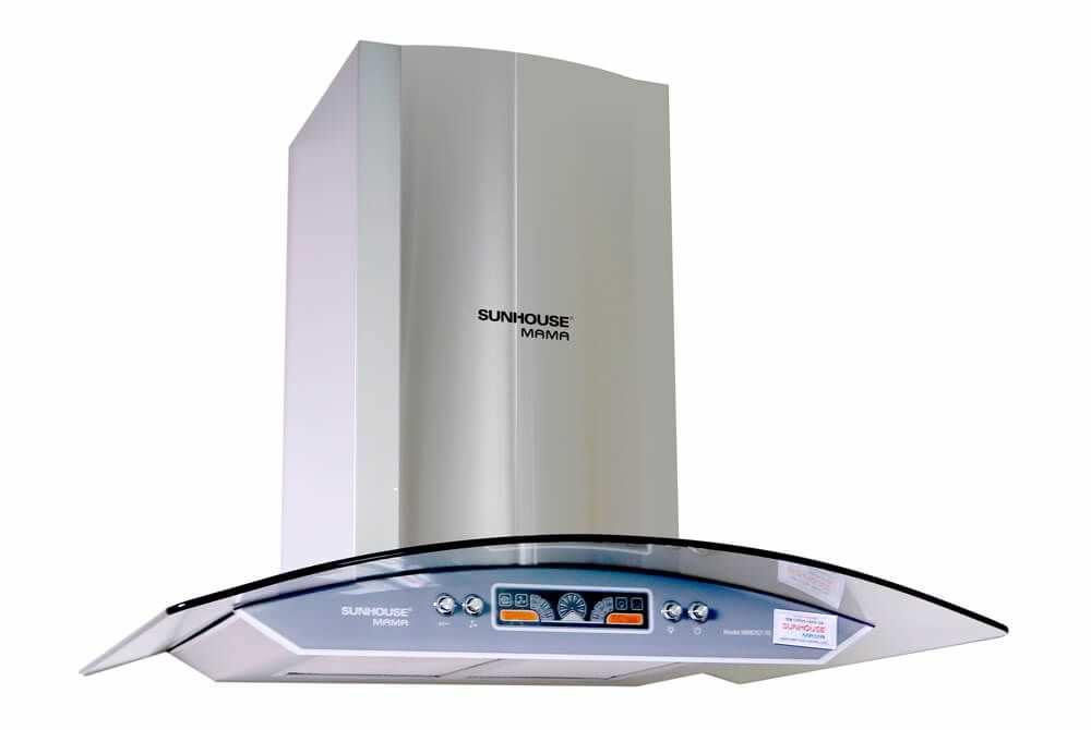 Máy hút mùi kính cong sunhouse mama mm6707-70
