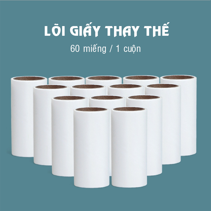 Cây lăn dính bụi đa năng loại bỏ lông chó mèo động vật trên quần áo chăn màn tiện dụng