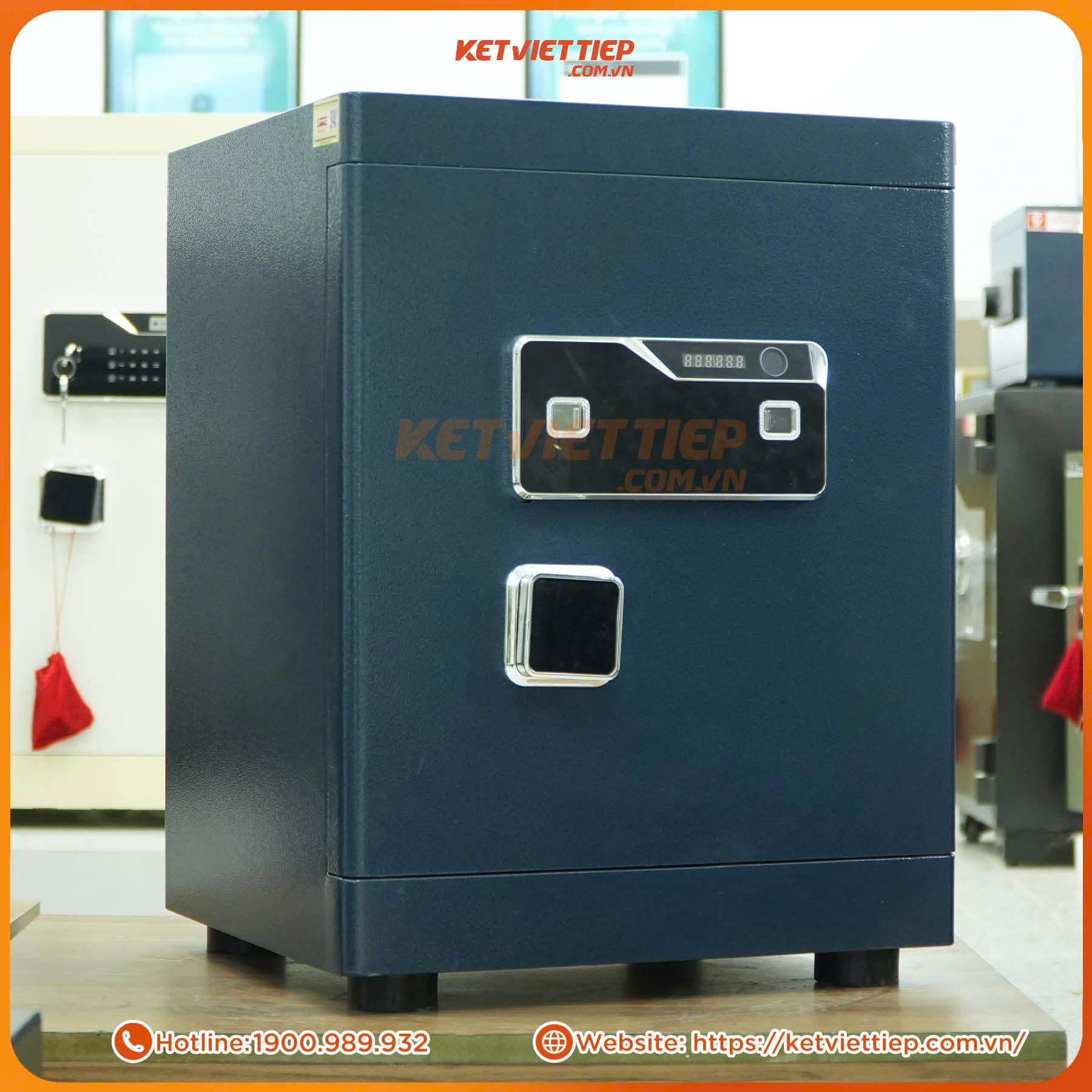 Két sắt Việt Tiệp SPM588 két sắt gia đình thế hệ mới vân tay điện tử thông minh chính hãng BẢO HÀNH 2 NĂM Miễn phí vận chuyển toàn quốc